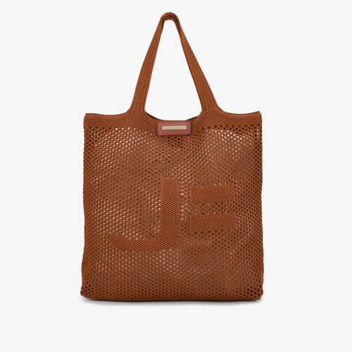 Bolsa Shopping Caramelo Tecido Knit