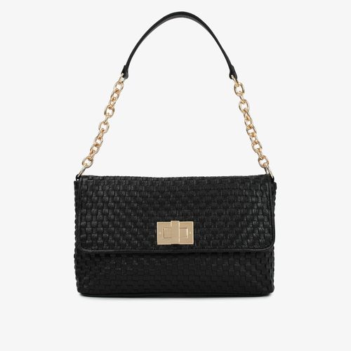 Bolsa Clutch Preto Couro