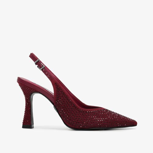 Slingback Vinho Carbenet Hotfix Camurça