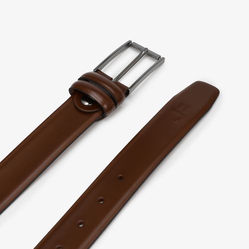 Cinto Masculino Caramelo Couro  Fivela