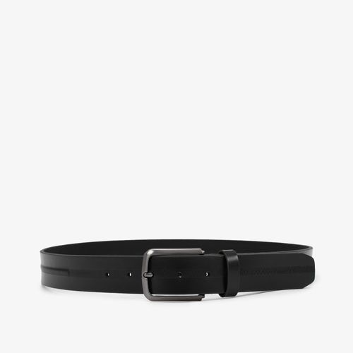 Cinto Masculino Preto Couro Fivela
