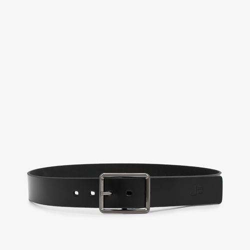 Cinto Masculino Preto Couro Fivela Lisa