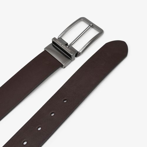 Cinto Masculino Preto Couro Metal Jb