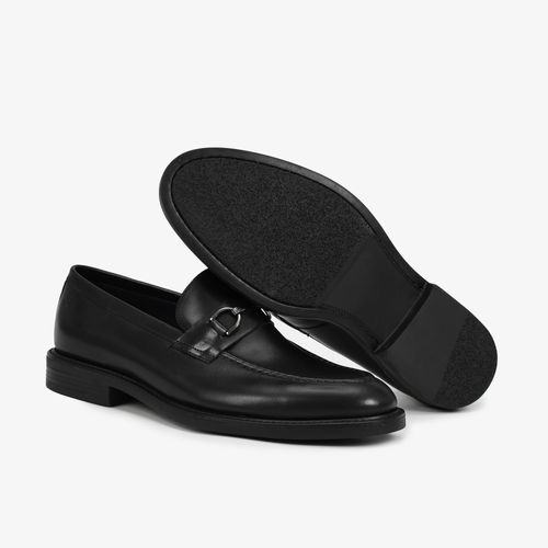 Loafer Masculino Preto Couro