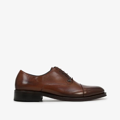 Sapato Social Masculino Marrom Couro