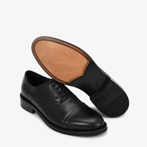 Sapato Social Masculino Preto Couro