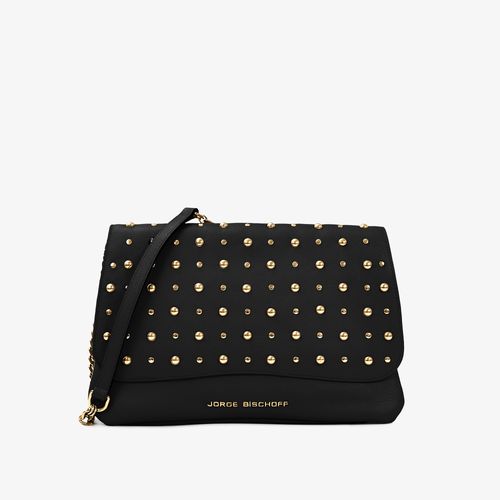 Bolsa De Ombro Preto Couro