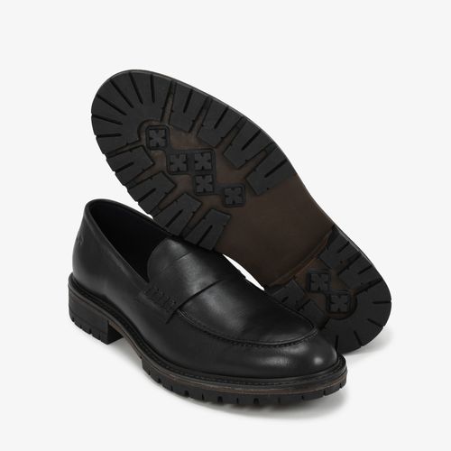 Sapato Social Preto Couro