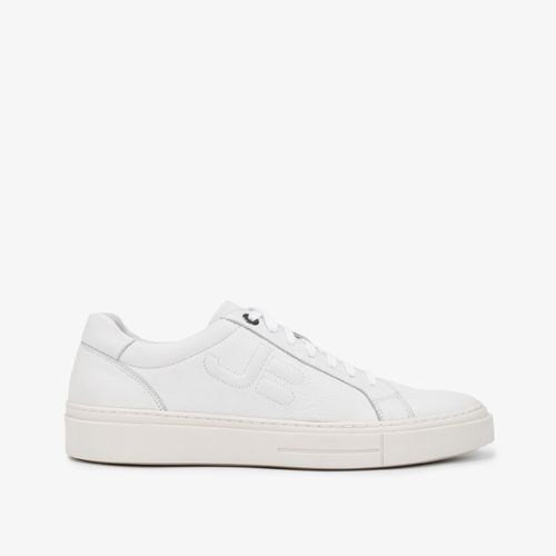 Tênis Masculino Branco Couro