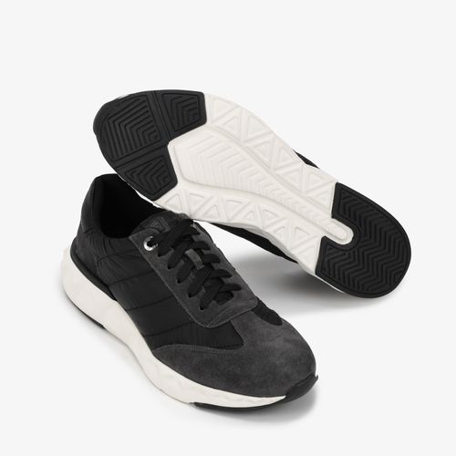 Tenis Masculino Preto Tecido Nylon
