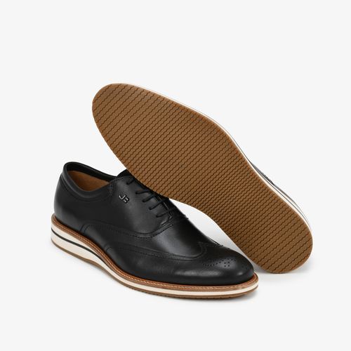 Sapato Masculino Social Preto Couro