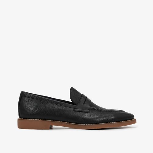 Loafer Masculino Preto Couro