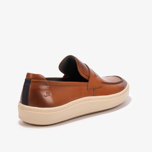 Tênis Slip On Caramelo Couro