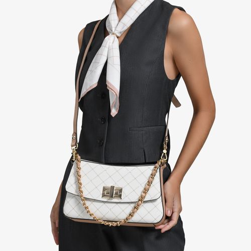 Bolsa De Ombro Nude Off White Monograma Jb