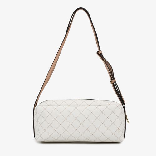 Bolsa Baguete Nude Off White Monograma Jb
