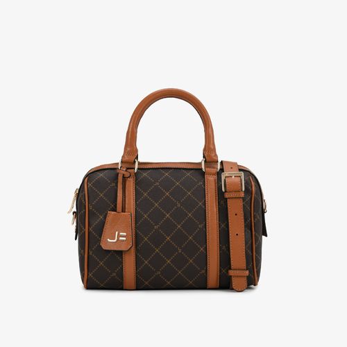 Bolsa Baú Marrom Monograma JB