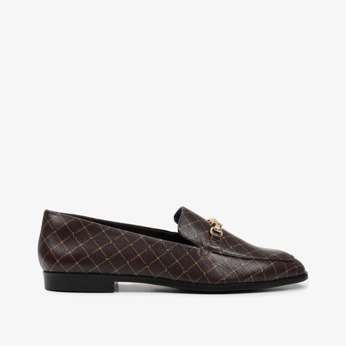Loafer Marrom Monograma Jb Couro