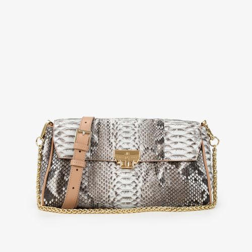Bolsa Transversal Nude Cobra Python