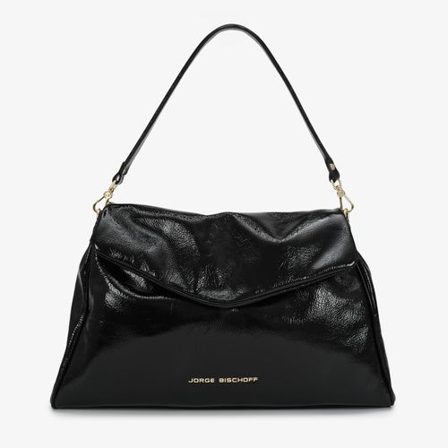Bolsa De Ombro Preto Couro