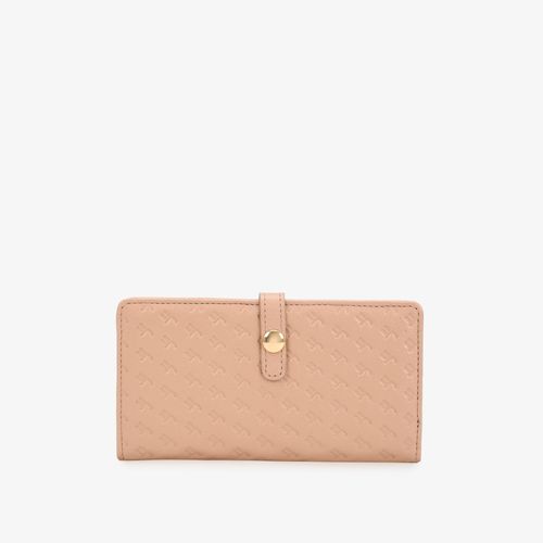 Carteira Envelope Nude Couro