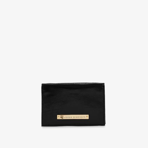 Carteira Envelope Preto Couro