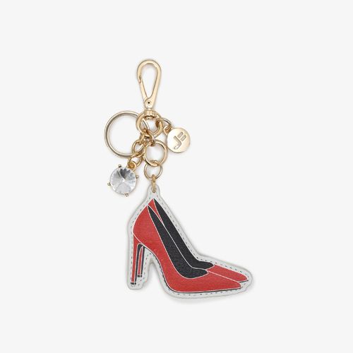 Bag Charm Scarpin Vermelho Couro