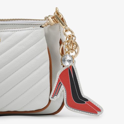 Bag Charm Scarpin Vermelho Couro