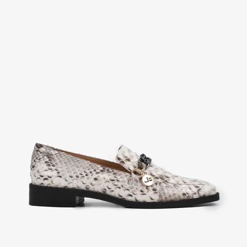 Loafer Nude Natural Pele Cobra Python