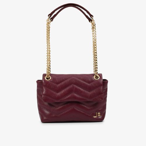 Bolsa De Ombro Vinho Couro