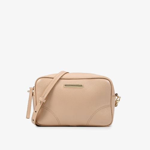 Bolsa Transversal Nude Couro