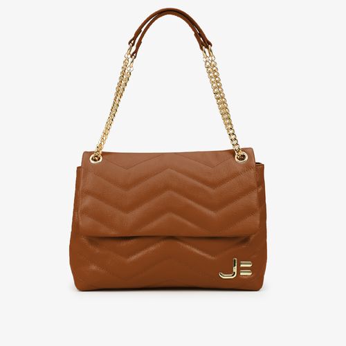 Bolsa De Ombro Marrom Couro