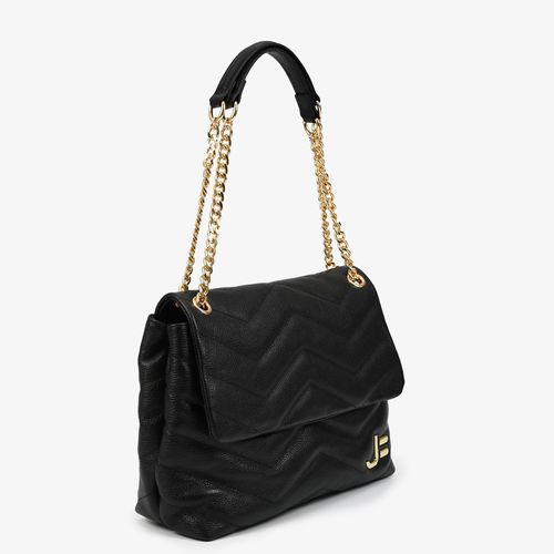 Bolsa De Ombro Preto Couro