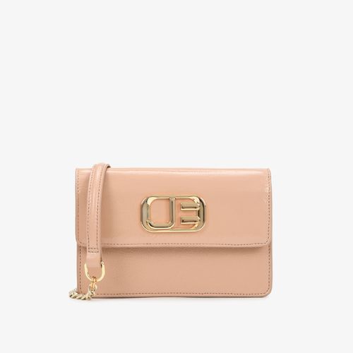 Bolsa Transversal Nude Couro