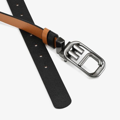 Cinto Preto Marrom Grafite Couro