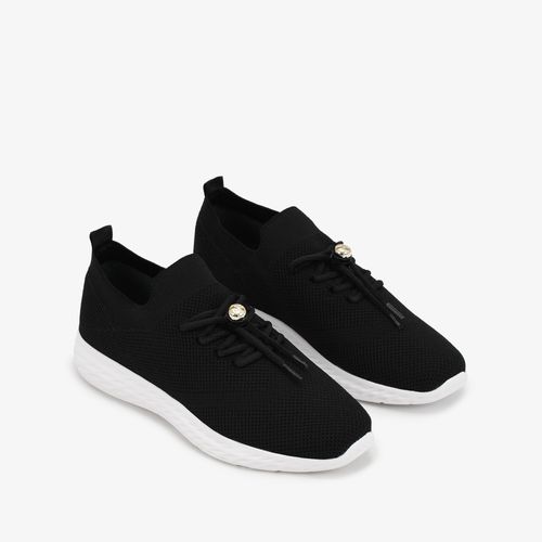 Tênis Tecido Knit Preto