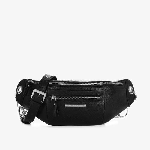 Belt Bag Preto Couro