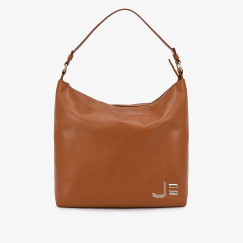 Bolsa Hobo Marrom Caramelo Jb Couro