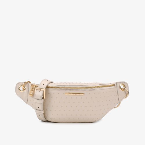 Bolsa Belt Bag  Off White Couro