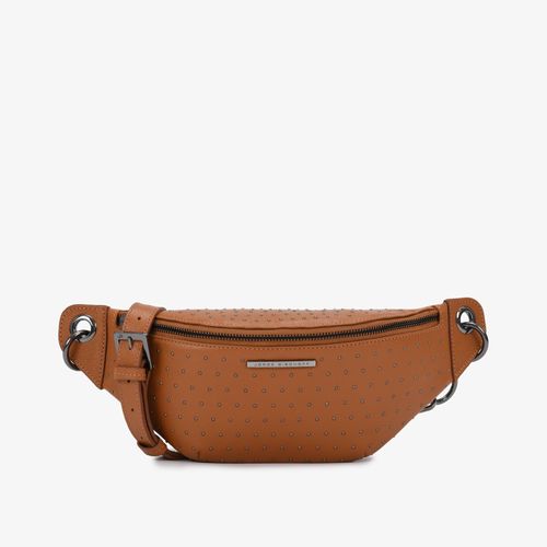 Bolsa Belt Bag Marrom Caramelo Couro