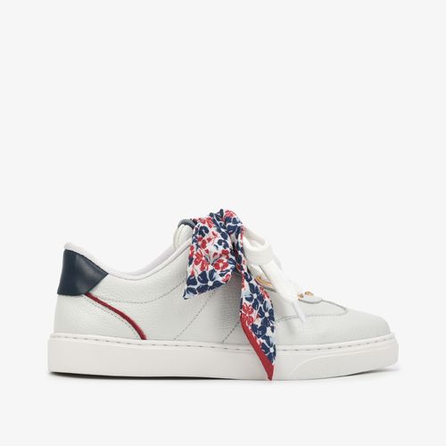 Tênis Lenço Jb Branco Couro