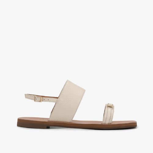 Sandália Flat Amarelo Butter Couro