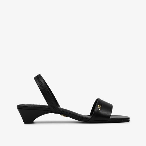 Sandália Preto Couro