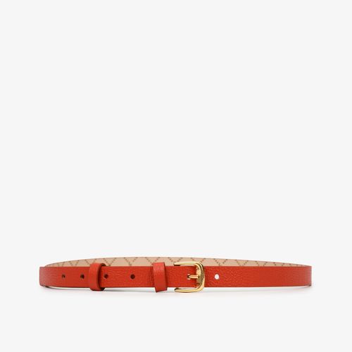 Cinto Laranja Lírio Monograma Jb Couro