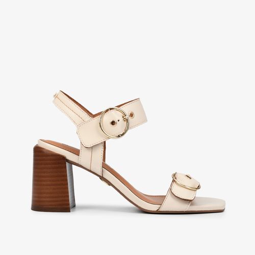 Sandália Off White Brulée Couro