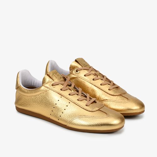 Tênis Ouro Dourado Couro