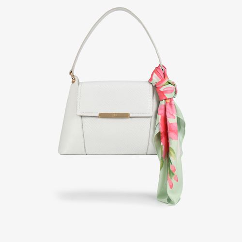 Carry On Feminino Bag Shoulder Couro Floter Fresh Branco