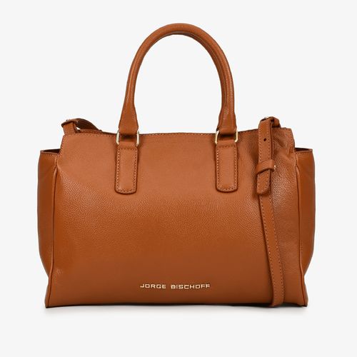 Bolsa Tote Caramelo Couro