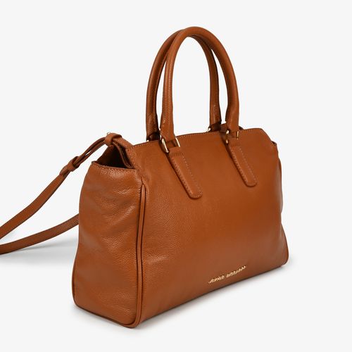 Bolsa Tote Caramelo Couro