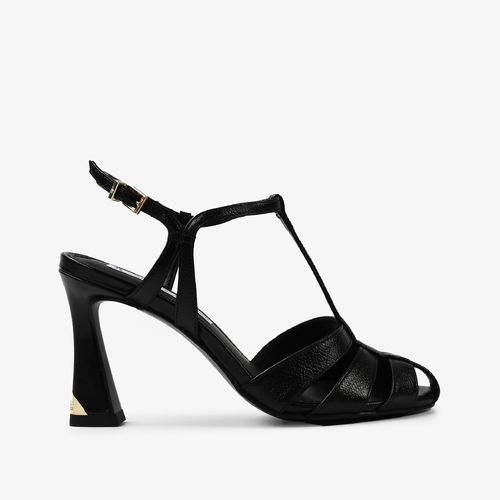 Sandália Preto Couro