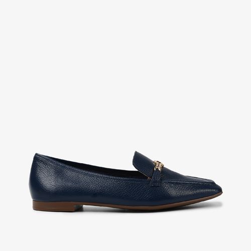 Loafer Azul Marinho Couro